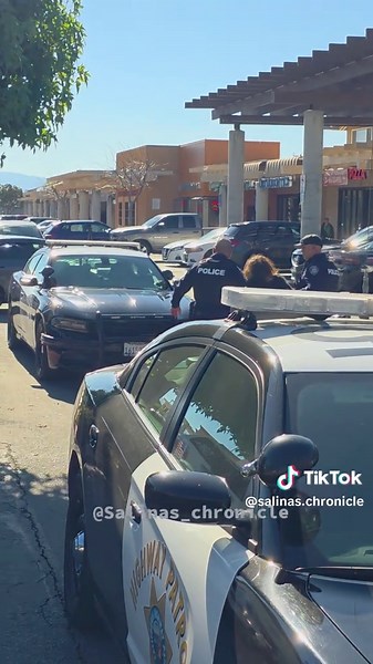 “Today around 12 PM on Sunday, CHP, Salinas PD, and undercover agents responded to a call on N. Main near the Sports Complex. Two people were taken into custody. Still not sure what the situation was, but I managed to get some content for you guys.