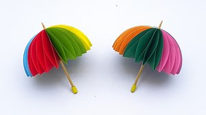 155K views · 9K reactions | Making origami umbrella step by step - DIY back to school projects - Easy way to make an umbrella #PaperCrafts #Crafts #Umbrella | Mr. Creator | Facebook