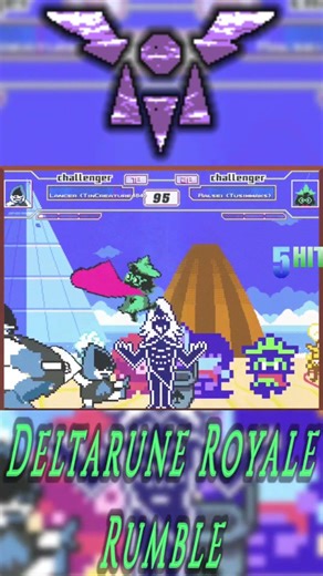 This Ralsei has tricks of his own -- watch out Lancer! #Deltarune #fightinggames #videogames #mugen