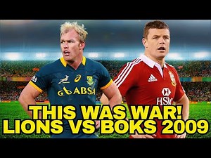 The Most Violent Test Match in Modern Rugby | Lions vs Springboks 2009 Bloodbath