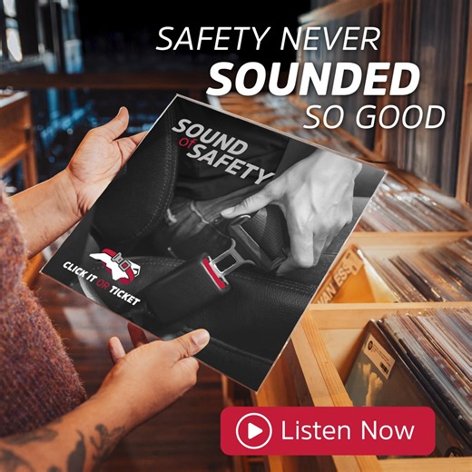 Click, click, click, safety never sounded so good. Seat belts save over 13,000 lives a year. Listen to the track now. | NC Governor's Highway Safety Program