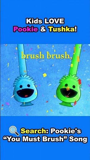 Meet Pookie & Tushka! 🐧🐻 The 2-Minute Brushing Song for Kids