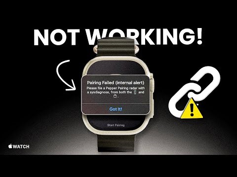 Apple Watch Pairing Failed? Fix Internal Alert Error Now