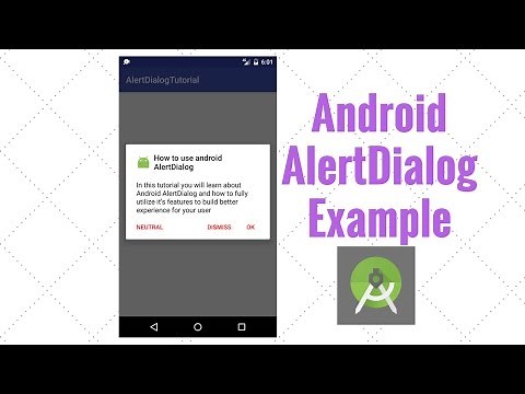 Android alertdialog example
