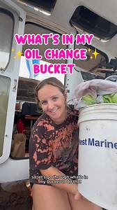 a sailors version of “what’s in my bag” 😅😂 #sailing #boatlife #whatsinmypurse #solosailor #oilchange boat maintenance | sailboat | engine | catamaran | gemini 105m | westerbeke | female sailor | Keepinupwithkove