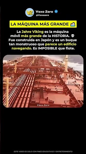 La MÁQUINA más GRANDE de la historia 🚢