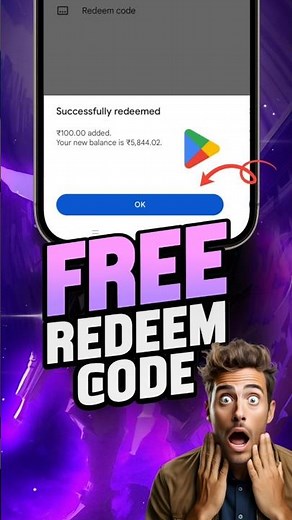 Free Google Play Redeem Codes ₹100 Today – Working Codes 2026 | How to Get Free Redeem Codes