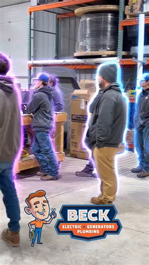 💪 Monday Morning Huddle Recap | Beck Electric, Generators & Plumbing We kicked off the week bright and early with our Monday Morning Huddle — our techs left with a game plan to keep our customers powered, comfortable, and cared for all week long! ⚡💧🔧 Here’s to another week of keeping homes running smoothly and customers smiling. Thanks for trusting the Beck team — we love what we do and who we do it for! 🙌 #TeamBeck #MondayMotivation #ServiceWithPride #LocalExperts #BeckElectric #Generators 