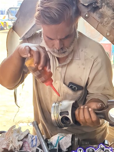 6 Cylinder Engine Piston Installation in 31 Seconds