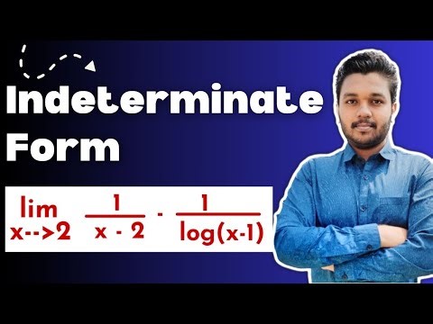 Indeterminate form | 0/0 form | Example 8 | Step wise explanation | Engineering maths | Mathspedia |