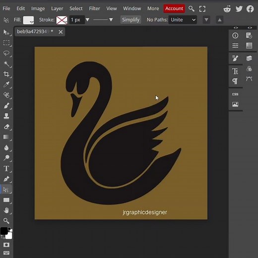 photopea tutorial | Stop using Pen Tool for Tracing! 🛑 Try this Vectorize Trick instead. 🚀"