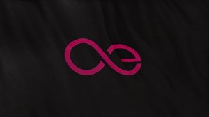Aeternity Coin Icon Logo Black Flag Banner Background Concept Animation