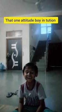 that one attitude boy in tuition #ytshorts #studentlife #harshgoyalkeshorts #trending