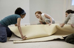 How to Repair a Floor & Re-Install the Carpet