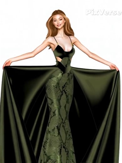 How to Draw an Elegant Dress with Ibis Paint X