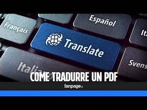 Come tradurre un PDF (o un intero libro ebook digitale)