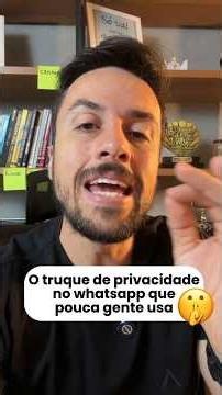 Esconda suas mensagens dos CURIOSOS! 🫣