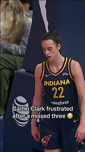 Caitlin Clark got a technical foul for slamming the base of the hoop after missing a three 👀 #shorts
