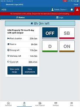 Geotab HOS: How to verify logs