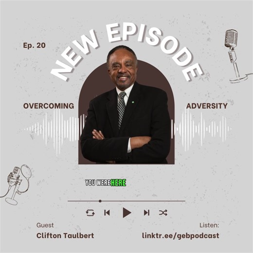 On this week's episode, we welcome Clifton Taulbert , an author, businessman, and sought after public speaker. He is a Pulitzer-nominated best-selling writer who is known for his incredible storytelling ability. He discusses his journey, overcoming adversity and what’s on his agenda for 2024. Listen at linktr.ee/gebpodcast #newpodcastalert #podcastcommunity #podcastrecommendation #podcasthost #lifestylepodcast #newpodcast #spotifypodcasts #applepodcast #music | GEB America