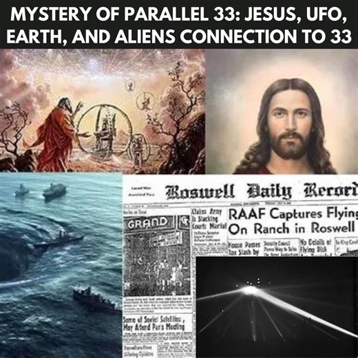 6.8K views · 54 reactions | The Mystery of Parallel 33: Everything Is Connected To This Number, Jesus, UFO Sightings, Earth, and Human Life #UFO #mystery #paranormal #alien #science | The Extraterrestrial Library | Facebook