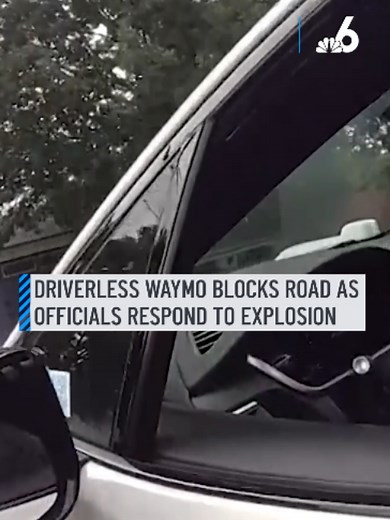 Body camera video shows a Dallas County constable struggle to move a driverless Waymo as first responders arrived at the scene of a 5-alarm fire. #dallas #bodycam #waymo