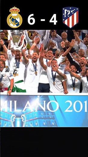 UCL Final 2016 Highlights ⚽ Real Madrid vs Atletico | Epic Drama! #uclshorts