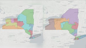 2 maps for potential U.S. congressional districts in New York revealed