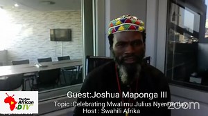 8.4K views · 227 reactions | Passionate Message to Africans as Maponga Joshua III celebrates Mwalimu Nyerere Day. Virtual Conference hosted by SwahiliAfrika | Maponga Mara-Rah III ChangaMbire - "Farmers of Thought" | Facebook