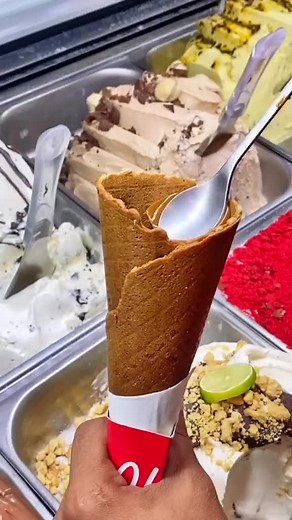 caramel ice cream😋