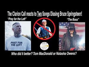 Reacts to 2 responses to Springsteen; Pray for the Left by Tom MacDonald & Natasha Owen's The Boss