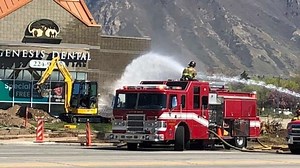 Orem Fire responding to a natural gas explosion at 800 South