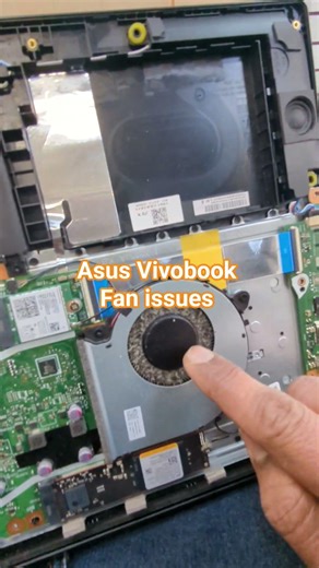 Heating issue Fan won't work #asusvivobook14