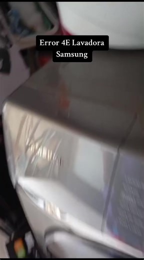 Error 4E lavadora Samsung frontal #serviciotecnico #error4E #lavadorafrontal #samsung #filtrodeagua