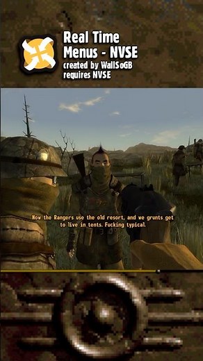Real Time Menus / Unpaused Dialogue for #Fallout New Vegas