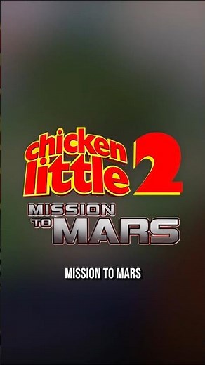 Cancelled Chicken Little Sequel