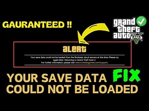 Fixing GTA 5: Your Save Data Could Not Be Downloaded - Step-by-Step Guide!