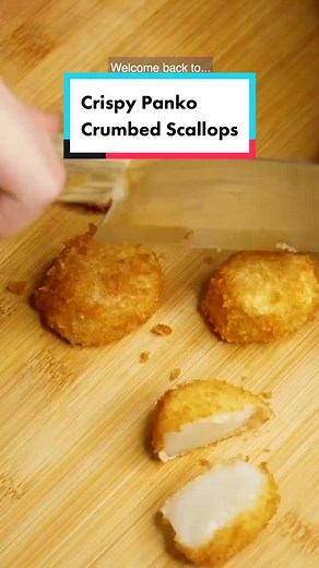 Crispy Panko Crumbed Scallops Recipe
