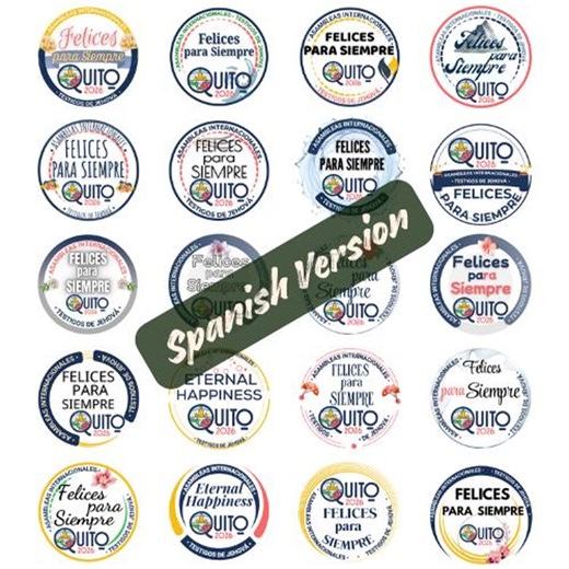 JW 2026 Asambleas Internacionales Felices Para Siempre Logo Bundle | 20 Digital Designs | QUITO ECUADOR - Etsy