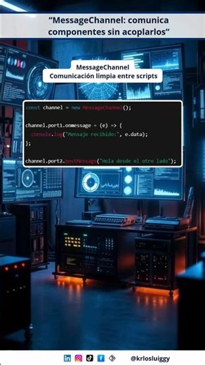 “MessageChannel: comunica componentes sin acoplarlos”
