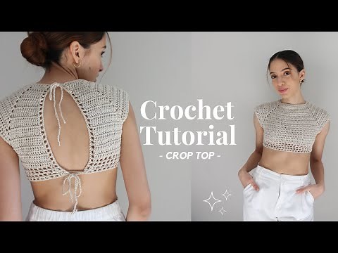 CROCHET TUTORIAL - Crop top paso a paso