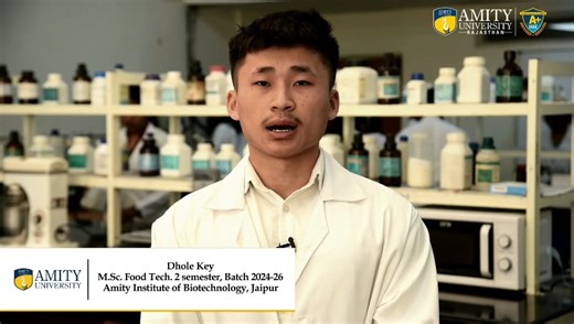 Ever wondered what makes our MSc Food Technology department stand out? One of our students shares his experience, highlighting our state-of-the-art laboratories, industry-standard machinery, exciting seminars, webinars, industrial visits, vibrant campus life, and robust placement support that sets us apart. Watch to know more! #MSc #Placements #Innovation #AmityUniversityRajasthan #FoodTech | Amity University Rajasthan, Jaipur