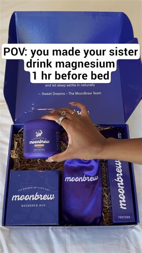 1.2K views | MoonBrew's magnesium sleep aid has been used by over 500,000 customers to help improve their sleep and mornings!  Increases deep sleep and REM at night  Packed with magnesium & adaptogens  15 calories, 1g of carbs, and 0g of sugar per serving  Boosts digestion & reduces stress 奈 Ready in under 30 seconds | MoonBrew | Facebook