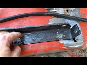 Fixing a broken mower deck (torn steel and welds) using minimal or no welding
