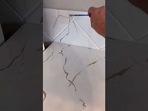 Painting kitchen countertops to look like marble