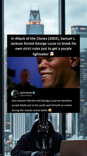 The Real Reason Mace Windu Has A Purple Lightsaber #starwars