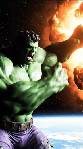 Jab Earth Khatam Hone Wali Thi… Hulk Ne Sab Bacha Liya 💥🌍#aivideo #hulk #aishorts #cartoon #freefire