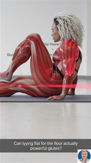 Glute Bridge – Posterior Chain Power, Core & Spine Protection 🍑🫀 #healthylife #health #exercise