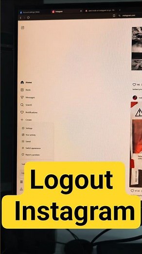 Logout Instagram On PC #Instagram #InstagramPC #Logout #AccountSecurity #Tutorial