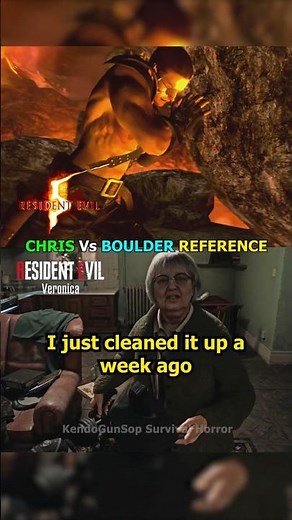 CHRIS REDFIELD & BOULDER - RESIDENT EVIL VERONICA (2027) Comparison RE & RE5 #ResidentEvil